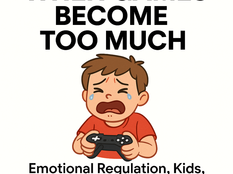 When Games Become Too Much: Why Emotional Regulation Matters for Young&nbsp;Gamers